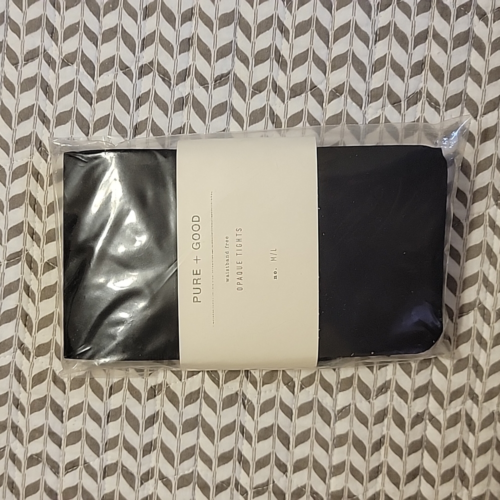 Anthro Pure + Good Opaque Tights